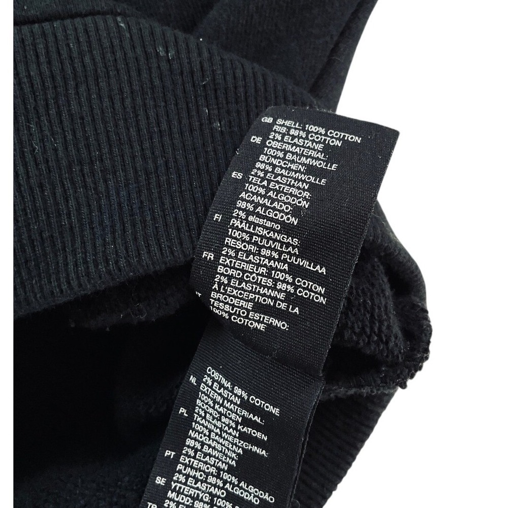 Anthropologie & Other Stories Black Embroidered Sweatshirt Pullover Top US 4 - Picture 9 of 9